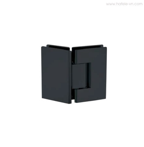 Bản lề kính - kính 135º màu đen Hafele 981.77.905