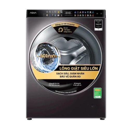 Máy Giặt Sấy Aqua Inverter Giặt 15 Kg - Sấy 10 Kg AQD-DH1500G.PP
